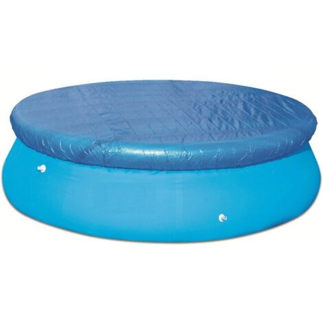 Swimming Pool Covers, Blue Swimming Pool Protection Accessories for Round Above Ground Swimming Pools, Rain Cover, Durable, Suitable for All Kinds of Round Swimming Pools (Diameter 280cm)