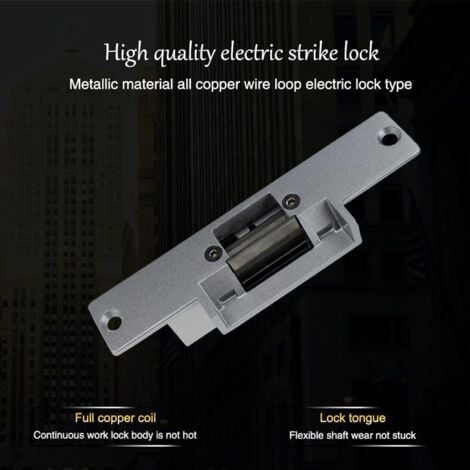 12 V DC access control, fail-safe, NC, slim door opener for access control electric locks (NC lock).，150mm28mm)