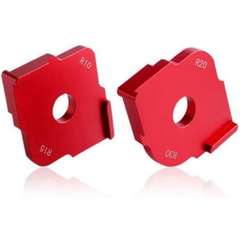 2pcs Aluminum Alloy Corner Gauges for Wood R10 R15 R20 R30 Round Carpentry Tools (1/5)