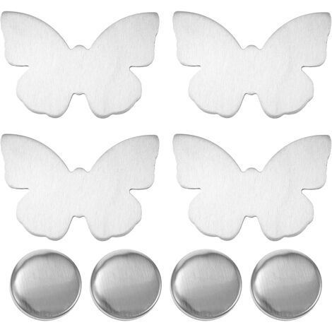 4 Pack Magnetic Tablecloth Weights Magnetic Window Shower Curtain Curtain Weights Pendants for Picnic Tables Tablecloth Weights for Outdoor Use Butterfly Style