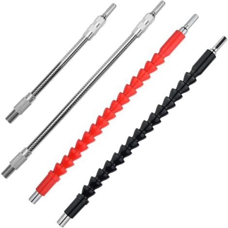 Set of 4 flexible drill extensions for electric drills (1/5)