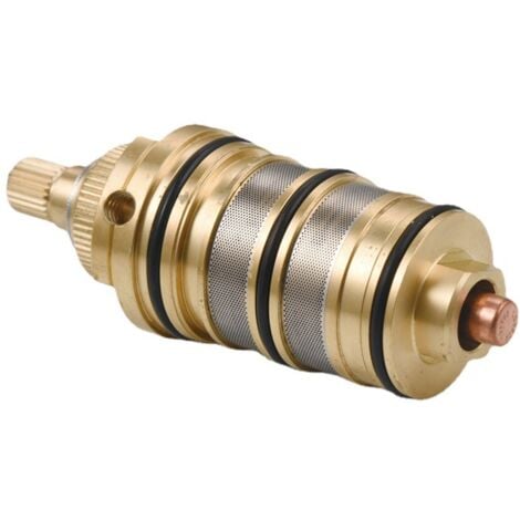 Cartouche Thermostatique et PoignéE en Laiton pour le Bain Douche pour Mitigeur MéLangeur Barre de Douche Robinet MéLangeur Douche Cartouche MéLangeur