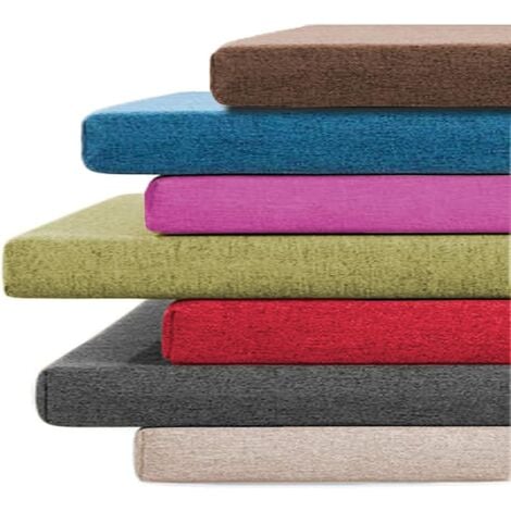 Non-Slip Bench Cushion, 1, 2 or 3 Seats, 100/120/150 cm, Indoor or Outdoor, 50 x 50 x 5 cm, Grey