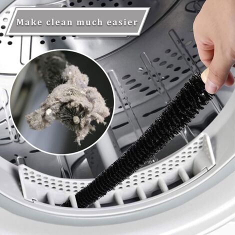 Radiator brush with long, flexible wooden handle - brush with soft bristles (65 cm)