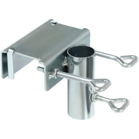 Parasol stand for balcony – robust umbrella stand, clamp holder, space-saving clamp, robust