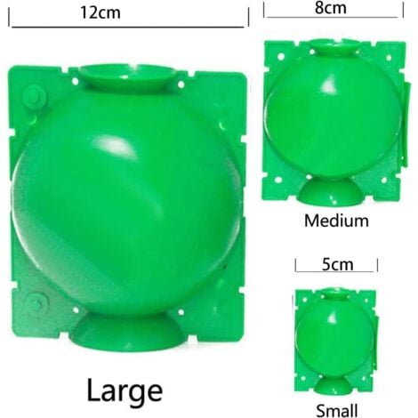 14 pieces plant root box, cultivation ball, grafting box, high-pressure cultivation ball box, plant rooting device (L+M+S, green)