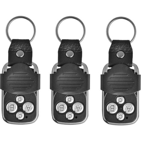 Remote Control [3-Piece], Electric Remote Control, for Garage Door Universal Remote Control 270-433.92 MHz with 4 Duplicated Buttons