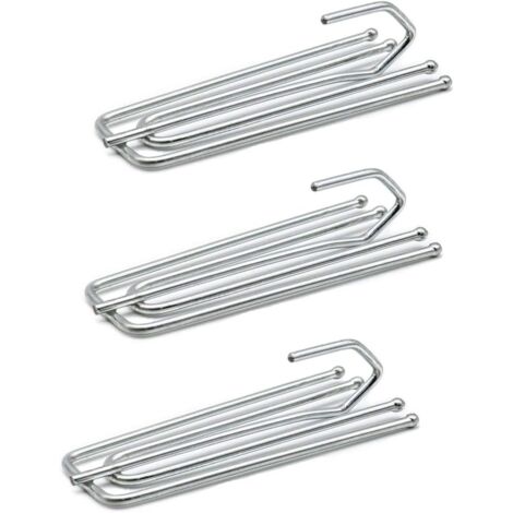 24pcs Thick Curtain Hooks, Thick Curtain Hooks for Pinch Pleat Head Curtain, Door Curtain, Window Curtain (1/5)