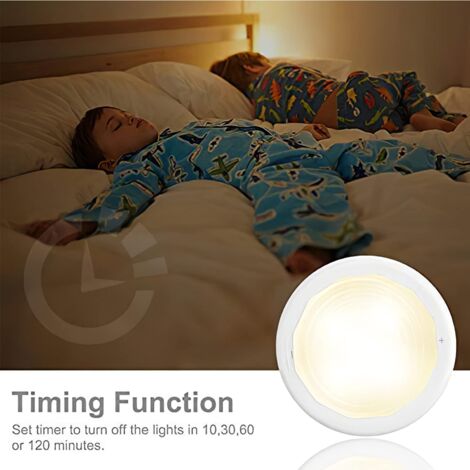 Cabinet Lamp, LED Wall Spotlight, Wireless Remote Control, 6 Pack, Closet Lamps, Night Light for Staircase, Mirror, Kitchen, Display Case, Cabinet (White)