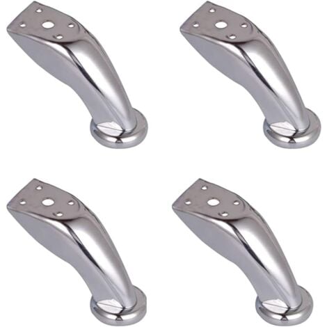 Thick Stainless Steel Sofa Legs, 4pcs Furniture Legs, Chrome Legs, Furniture Cabinet Sofa Bed Feet, for Sofas, Chairs, Stools, Cabinets