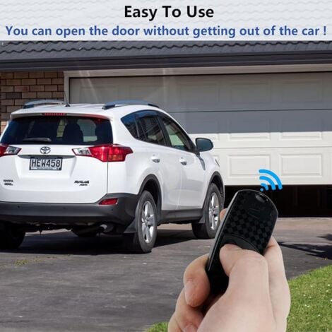 Universal Gate Remote Control - Came top432EV Remote Control, Universal Gate Remote Control Fits Venu Top 432NA/432/432EE/ 432A/432M/432S T432/CAME 432 with 2  CR2016 Button Battery (Black)