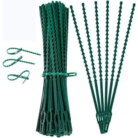 100pcs 170mm Plant Ties, Adjustable Garden Ties, Plant Ties and Support, Garden Cable Ties to Support Plants and Vines in Gardening