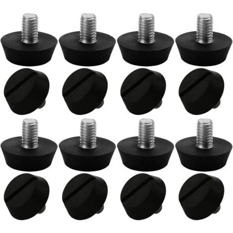 16pcs Adjustable Furniture Feet Leveling Pad Base Leg Table Leg Chair Adjustable Floor Protector M6 x 10 x 20mm (1/5)
