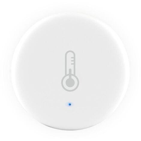 Temperature and humidity sensor, Tuya and SmartLife app, small and round (1/5)