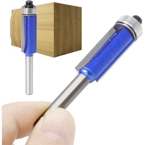 Duplicator Router Bit 4pcs 6.35mm Shank Upgraded Copy Router Bit Flush Trim Router Bit Double ...