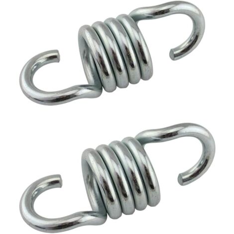 Pack of 2 hammock springs made of rust-proof, galvanized iron for ...