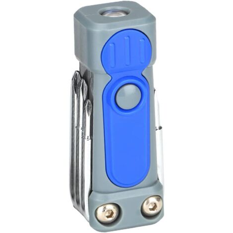 Portable Screwdriver LED Flashlight Indoor Outdoor Car Camping Work Repair Lighting Tools Accessories Blue (1/5)