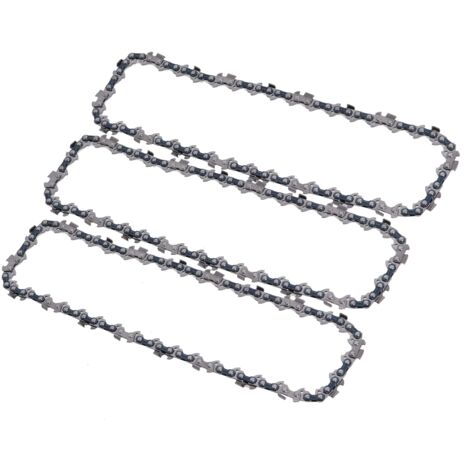 Set of 3 chains and 1 guide for pole pruner, 40 links and 29 cm guide, compatible with Ryobi, Husqvarna, Makita and others (1/3)