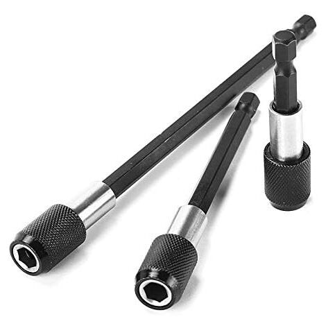3pcs Magnetic Extension Bar Electric Drill Screwdriver Bit 1/4 Hex ...