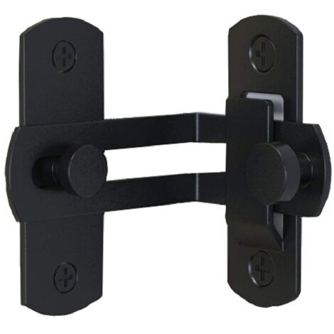 90 Degree Flip Door Latch, Barn Door, Right Angle Lock, Curved Door Buckle (1/4)