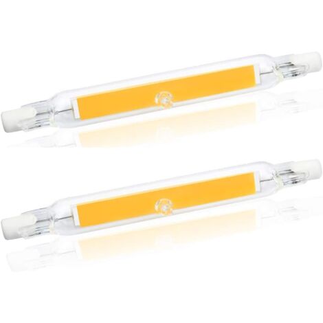 5W R7s 78mm J78 COB Filament LED Bulb, 500 Lumens 360 Degree Halogen Lamp Equivalent to 30W 48W 50W, Perfect for Home, Kitchen, Room, Balcony, Office etc. (2 Pack, 4000K Daylight) [Energy Class A++]