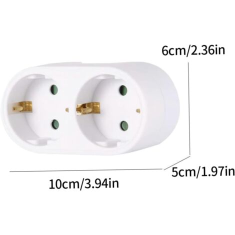 European Conversion Mouth, European Conversion Plug, 1 to 2 Way, International Power Adapter, 16A, 250V Adapter