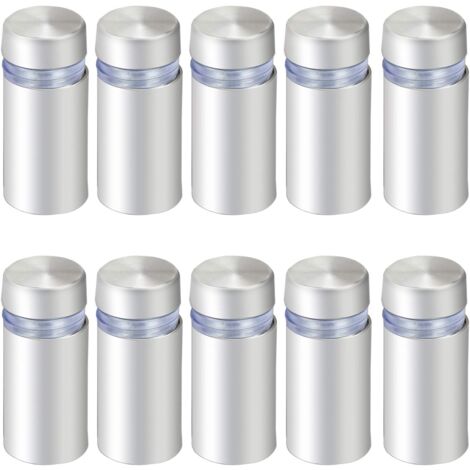 12x25mm Stainless Steel Glass Standoff Screws Advertising Nails Hardware Fastening Screws 10pcs (1/5)