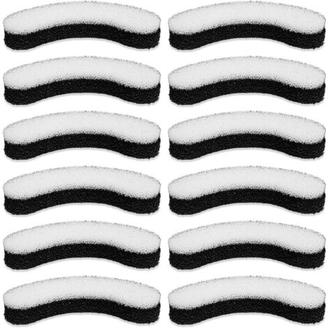 12 Pack Cat Drinking Fountain Sponge Filters, Soft Cat Drinking Fountain Filters, Cat Fountain Filters for Clear Dog Drinking Fountain, Cat Water Dispenser, Compatible with WF050 (1/5)