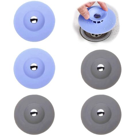 5 Pack UFO Pressure Floor Drain, Drain Plug, Kitchen Floor Drain, Bathtub Plug, Sewer Floor Drain (1/5)