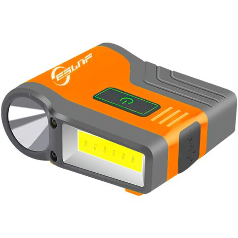 LED Clip Headlamp, Waterproof Rechargeable Powerful Head Lamp with Sensor Control for Fishing, Running, Camping, Reading, Dog, Walking (1/5)