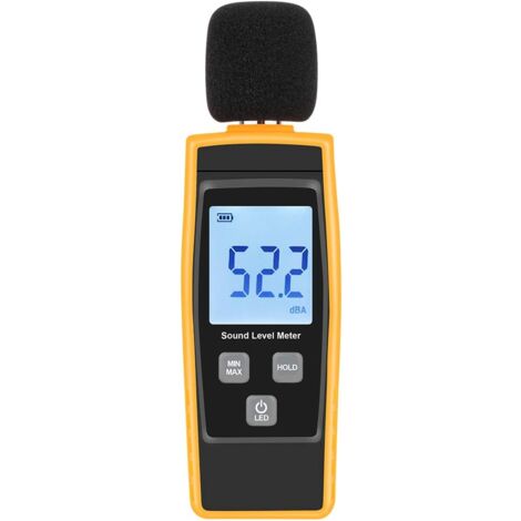 V·RESOURCING Handheld Sound Level Meter 30130 dB Decibel Noise Meter with Backlit Digital LCD Display for Indoor/Outdoor Use [Max/Min/Hand Function]