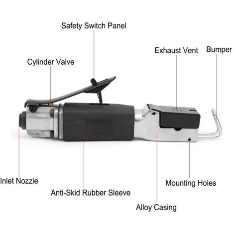Pneumatic Air Reciprocating Saw, Portable Pneumatic Tools Air Body Reciprocating Saw Blades for Home
