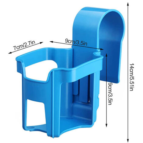 Pool Drink Holder, Pool Drink Holder, 2 Pack Pool Drink Holder, Multifunctional Pool Drink Holder, Removable Drink Holder, Pool Accessories Storage Basket, for Summer Bathtubs, Beach Parties