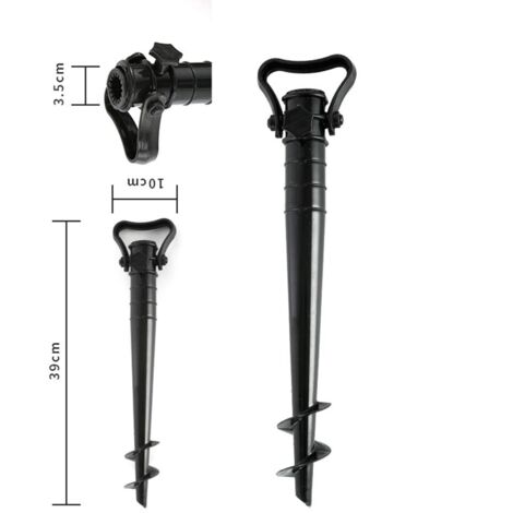 Umbrella Stake, Portable Umbrella Ground Stake, Ground Anchor for Beach, Fishing, Garden, Patio