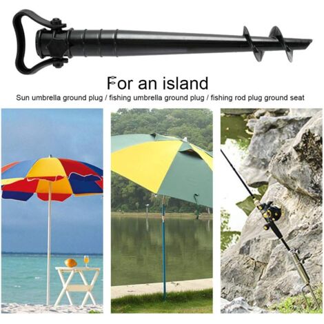 Umbrella Stake, Portable Umbrella Ground Stake, Ground Anchor for Beach, Fishing, Garden, Patio
