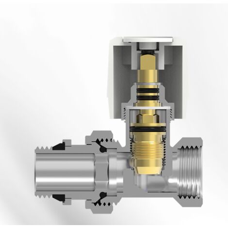 Manual radiator valve 1/2 angle, thermostatic heating valve ...