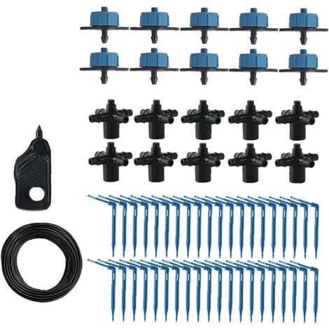 Drip Irrigation Potted Plant Watering Kit Automatic System Arrow Hose Accessories 20m for Gardening