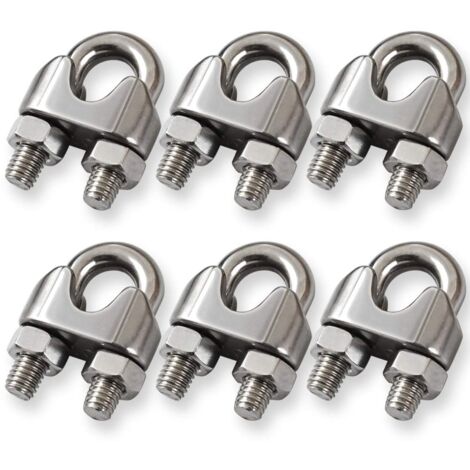 6-pack M10 9.5 mm cable ties made of 304 stainless steel (1/5)