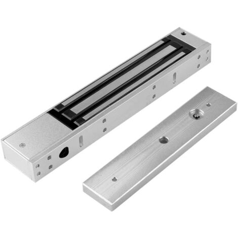 12V Waterproof Electric Magnetic Electromagnetic Door Lock 280kg 600lbs for Access Control System Magnetic Door Lock with Holding Force Outdoor Indoor