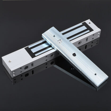 12V Waterproof Electric Magnetic Electromagnetic Door Lock 280kg 600lbs for Access Control System Magnetic Door Lock with Holding Force Outdoor Indoor
