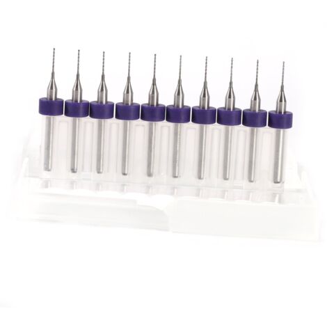 10pcs Micro Twist Drill Bits for PCB, Precision 0.5mm Drill Accessories (0.5mm) (1/5)