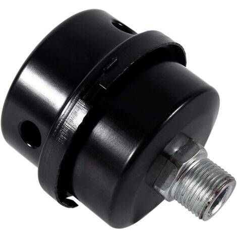 Air Compressor Muffler, Muffler Metal Silencer, Suction Filter Muffler, Air Compressor Filter Spare Parts, Air Compressor Muffler Accessories with 3/8" Thread of PT 16mm)