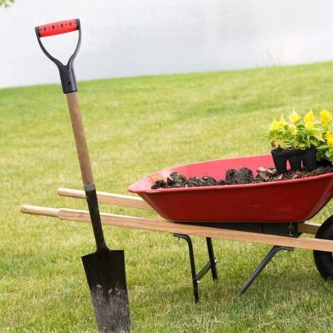 2pcs D-shaped Plastic Snow Shovel Handle Grip Spade Forks Replacement Sleeves Digging and Raking Tool Garden Accessories