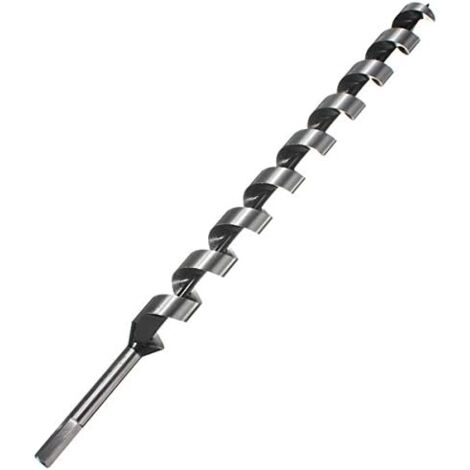 460mm Hex Shank Tip Brad Point Auger Drill Bit Twist Drilling Tool for Woodworking - 6mm (1/4)