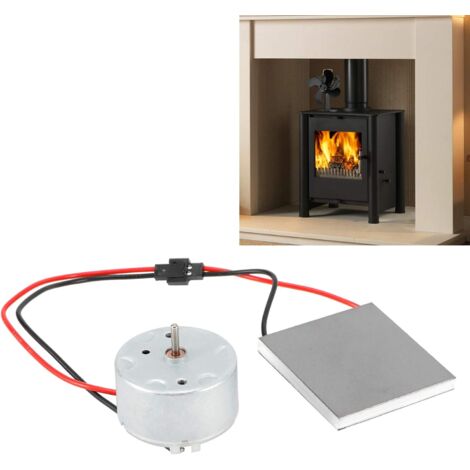 Stove Fan Generator, Fireplace Motor, Metal Generator, Thermoelectric Accessory Set, Stable and Firm Accessories for Blower Electric Production Spare Parts