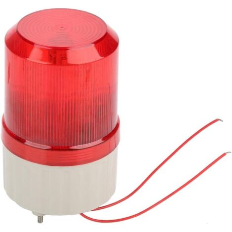 220V 2A Red LED Emergency Alarm Lights Backup Strobe Rotating Alarm LED Strobe Acousto-Optic Alarm System