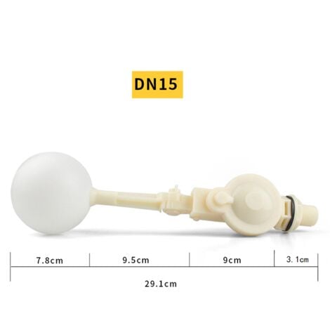2 pieces float valve with adjustable arm, differential pressure float valve, 1/2 inch float valve for water basin, float ball valve for tank mounting, cattle trough (1/2 inch)