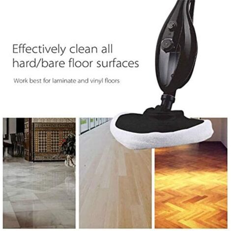 4-Piece Triangular Microfiber Steam Mop for H2O, X5, S302, S001 Mop