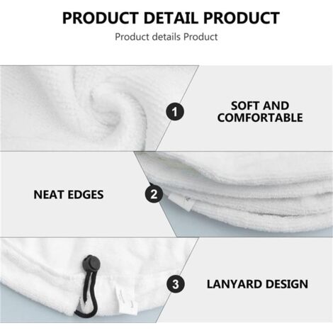 4-Piece Triangular Microfiber Steam Mop for H2O, X5, S302, S001 Mop