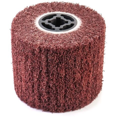 Sanding brush synthetic fiber brush for exterior renovators, Ø120x100x19mm, grain 80